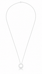 Collier rond orné de strass
