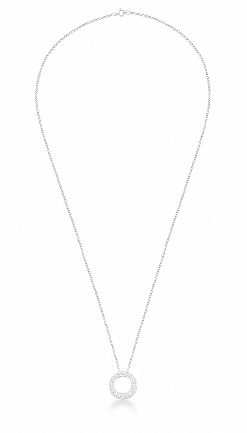 Collier rond orné de strass